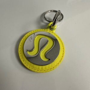 Lululemon Yellow Bag Charm & Keychain